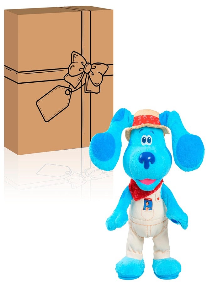 Blue's Clues and You! B-I-N-G-O Blue, 14-inch Interactive Plush Toy with Song and Game Mode, Dog, Kids Toys for Ages 3 Up by Just Play - Image 1